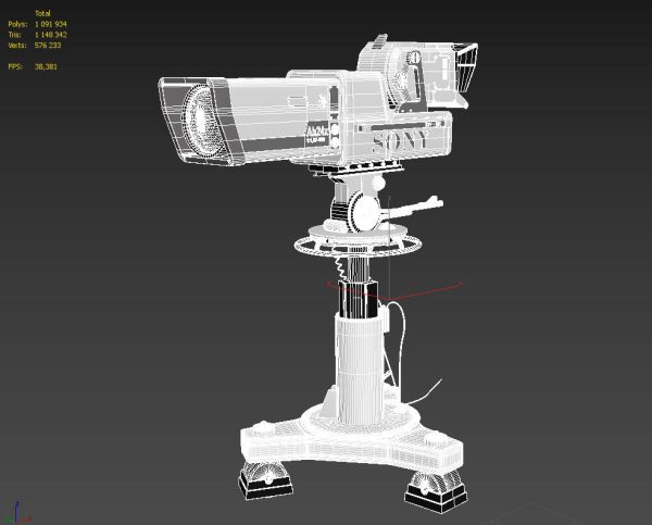 Professional SONY BVP 9000 STUDIO CAMERA