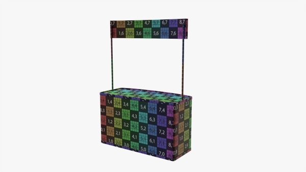 Promo stand large mockup