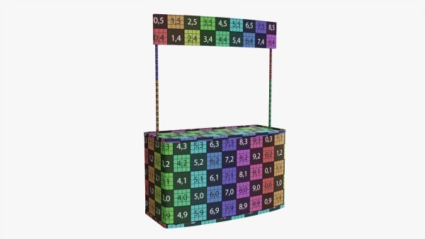 Promo stand large mockup