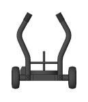Push sled on wheels Revit Family