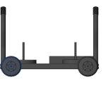 Push sled on wheels Revit Family
