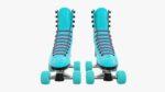 Quad roller skates with boots