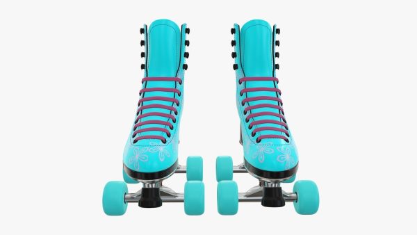 Quad roller skates with boots