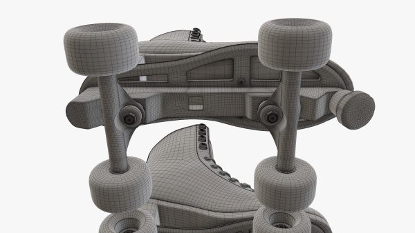 Quad roller skates with boots