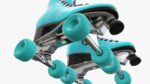 Quad roller skates with boots
