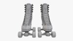 Quad roller skates with boots