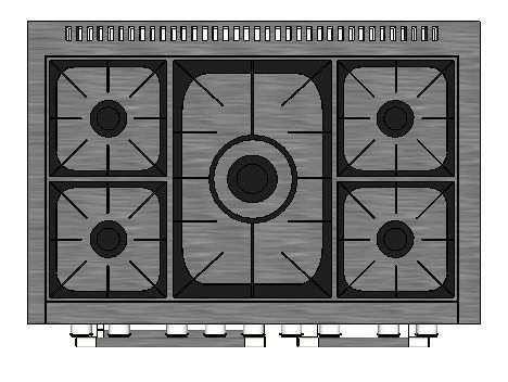 range cooker 100cm wide