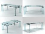 Ray four different glass tables