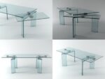 Ray four different glass tables