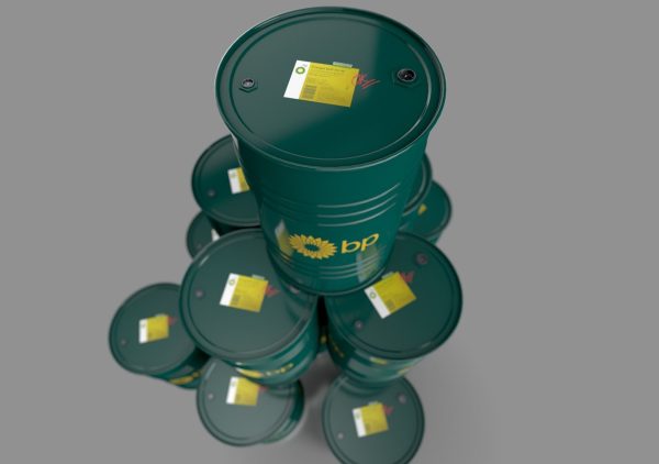 Realistic BP Barrel 3D Model