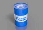 Realistic Gazprom Neft Barrel 3D Model