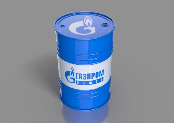 Realistic Gazprom Neft Barrel 3D Model