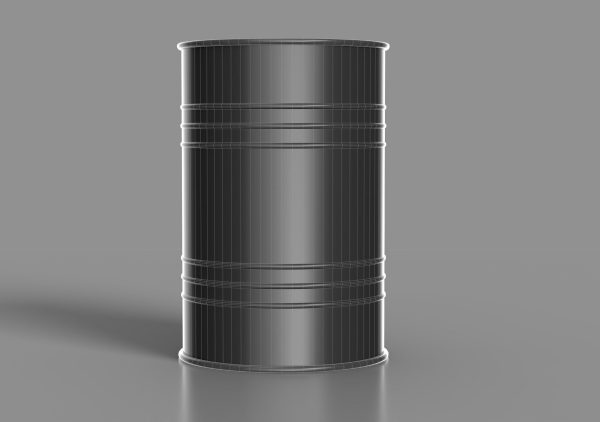 Realistic Miller Oil Barrel 3D Model