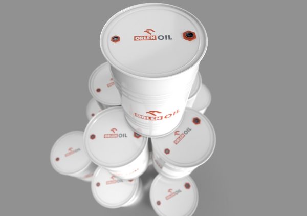 Realistic Orlen Oil Barrel 3D Model