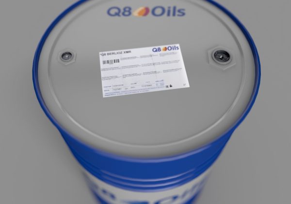 Realistic Q8 Oils Barrel 3D Model
