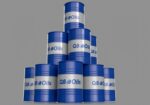 Realistic Q8 Oils Barrel 3D Model