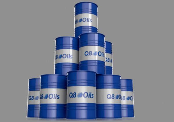 Realistic Q8 Oils Barrel 3D Model