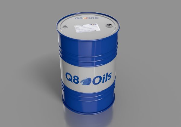Realistic Q8 Oils Barrel 3D Model