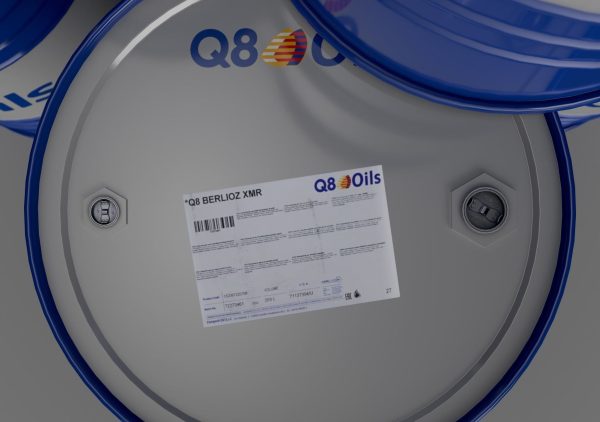 Realistic Q8 Oils Barrel 3D Model