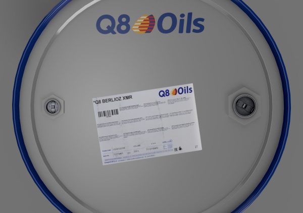 Realistic Q8 Oils Barrel 3D Model