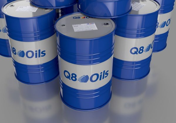 Realistic Q8 Oils Barrel 3D Model