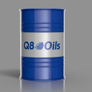 Realistic Q8 Oils Barrel 3D Model