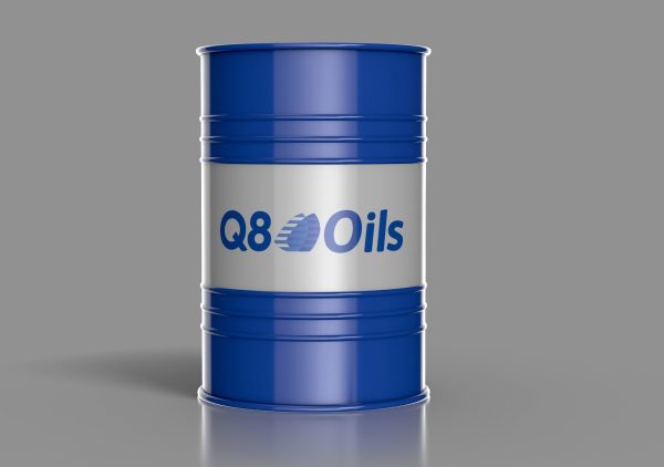 Realistic Q8 Oils Barrel 3D Model