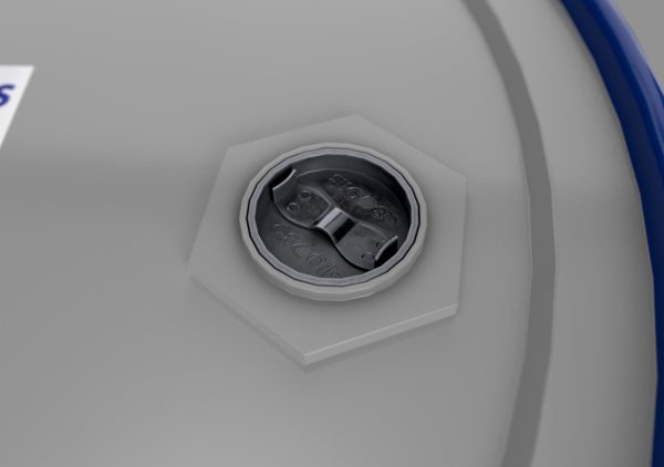 Realistic Q8 Oils Barrel 3D Model