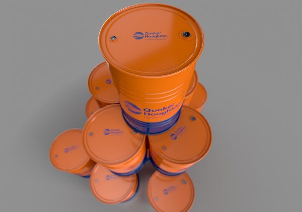 Realistic Quaker Houghton Barrel 3D Model