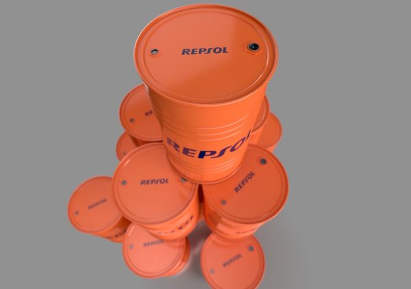 Realistic Repsol Barrel 3D Model
