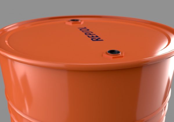 Realistic Repsol Barrel 3D Model