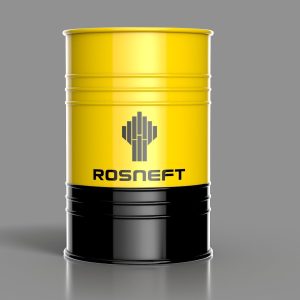 Realistic Rosneft Barrel 3D Model