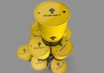 Realistic Rosneft Barrel 3D Model