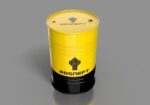 Realistic Rosneft Barrel 3D Model