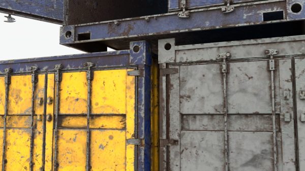 Realistic Shipping Container