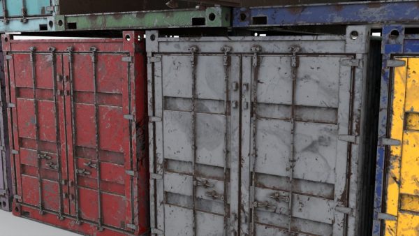 Realistic Shipping Container