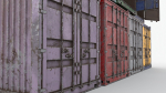Realistic Shipping Container