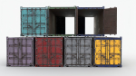 Realistic Shipping Container