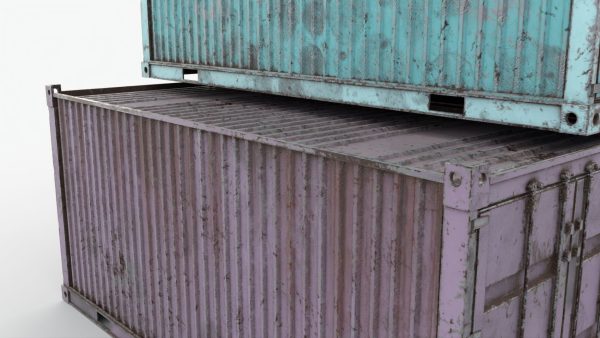 Realistic Shipping Container
