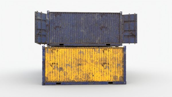 Realistic Shipping Container