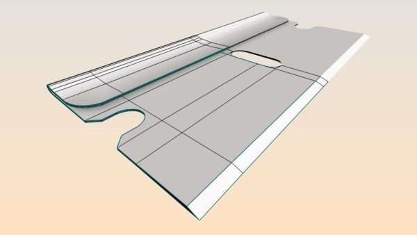 Realistic Single-edge Shaver