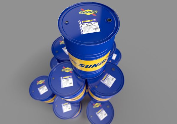 Realistic Sunoco Barrel 3D Model