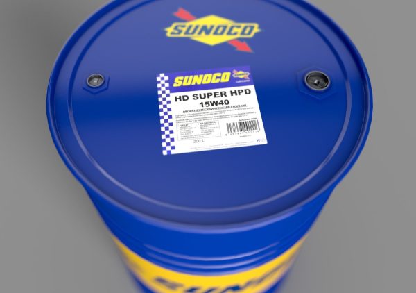 Realistic Sunoco Barrel 3D Model