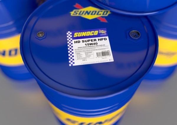 Realistic Sunoco Barrel 3D Model