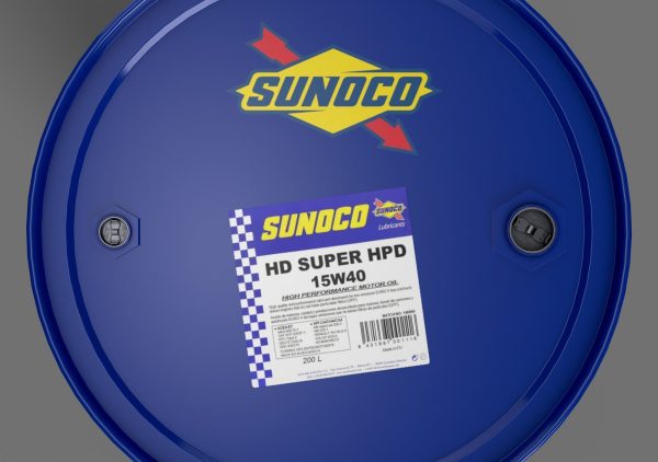 Realistic Sunoco Barrel 3D Model