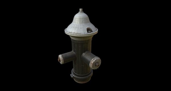 Realistic US Fire Hydrant