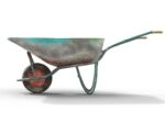 Realistic Used Ruined Wheelbarrow