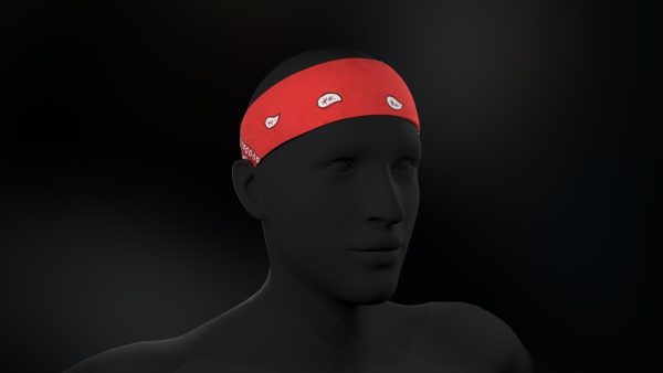 Red Paisley Bandana