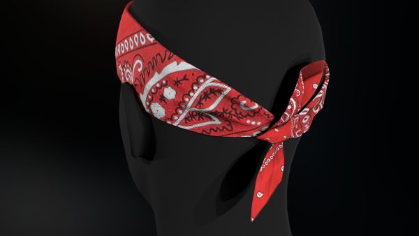 Red Paisley Bandana