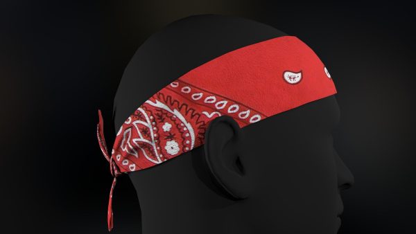 Red Paisley Bandana